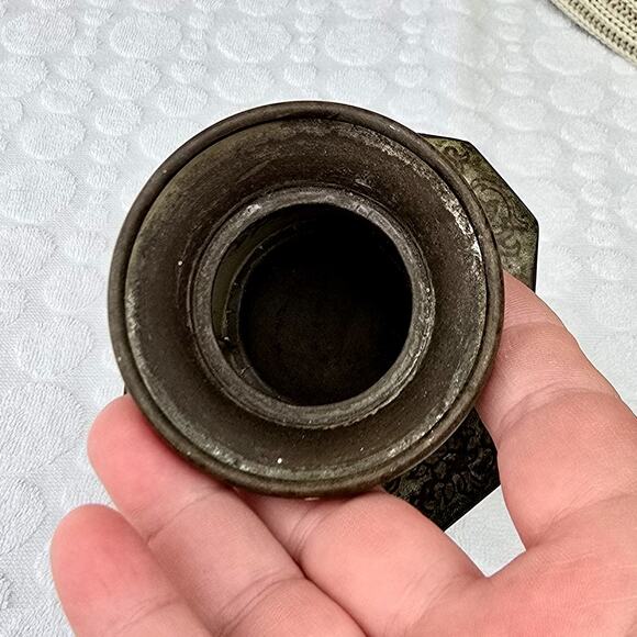 Rare Huntley & Palmers 10" Asian Vase Biscuit Tin 1928 Vintage - Picture 15 of 16